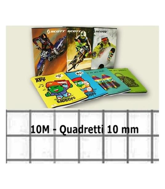 20 Pezzi Quadernoni Quadernone Quadretti 1 Cm 10 Mm 10m Quaderni Quaderno A4  - Trade Shop TRAESIO - Cartoleria e scuola