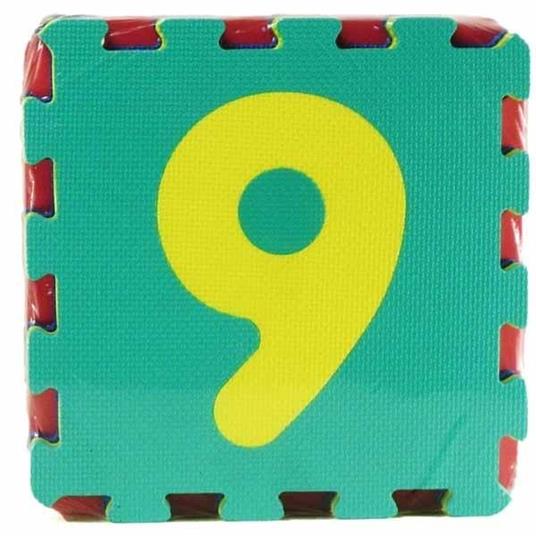 Tappeto Puzzle Bambini Morbido Pavimento 10 Mattonelle 30X30Cm Quadrati E  Numeri - ND - Per l'attività motoria - Giocattoli | IBS