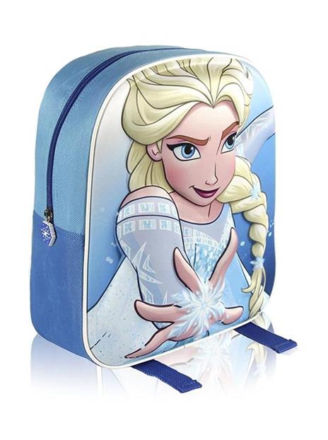 Zainetto Frozen Disney Rilievo 3D Bambine Scuola Asilo Materna Tempo Libero