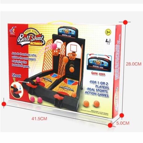 Gioco Mini Basket Per Dita Canestro Da Tavolo Pallacanestro Bambini Giocattolo - 2