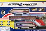 Pista Treno Trenino 21 Pezzi Con Binari Super Freccia Carrozza Con Suoni E Luci