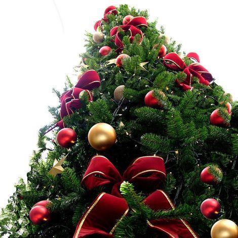 16 Palline Decorative Per Addobbi Albero Di Natale Glitterate E Lucide  Colore | Rosso - ND - Idee regalo | IBS