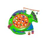 PESCA PAZZA FORMA PESCE 15 PESCI GIOCO TAVOLO BAMBINI EFFETTI SONORI GARA 4CANNE