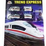 Treno Express Classico Fino 22 Pz. Super Veloce Sviluppo Pista Gioco Trenino