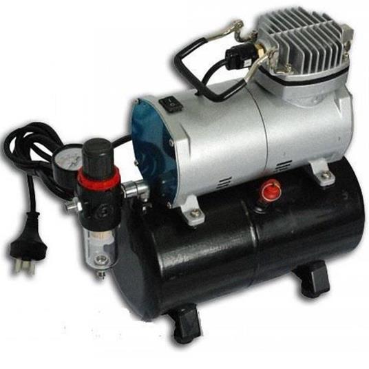 Mini Compressore Portatile Per Aerografo Aereopenna 1/5Hp Serbatoio 3 Lt. -  ND - Casa e Cucina | IBS