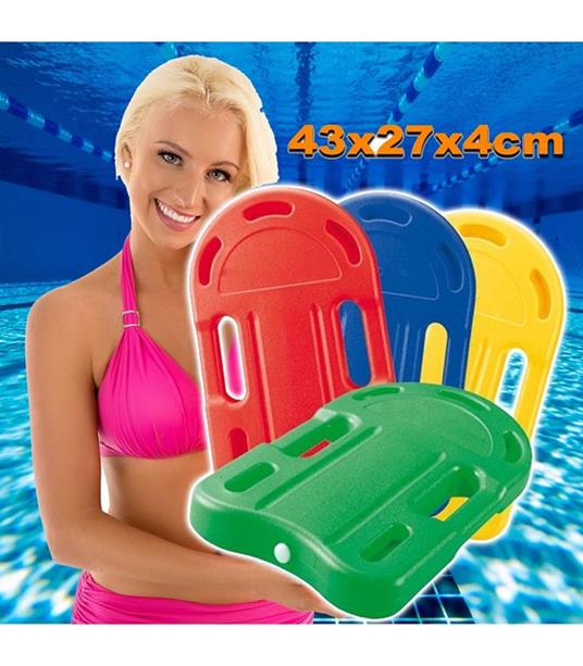Tavoletta Da Nuoto In Plastica 43x27x4 Cm Per Bambini Gioco Giochi Mare  Piscina - Trade Shop TRAESIO - Casa e Cucina | IBS