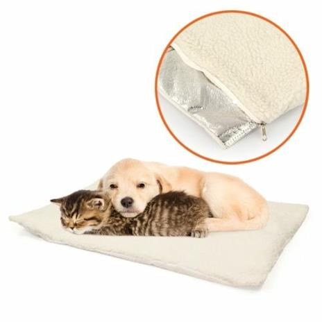 Cuscino Letto Tappeto Auto Riscaldamento Termico Snooze Pad Cane Gatti Self - 2