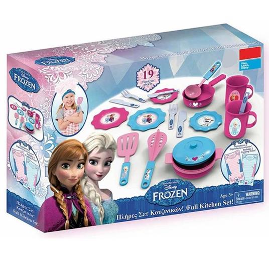 Accessori Per La Cucina Frozen 19 Pz Elsa Anna Disney Giocattoli Bambine