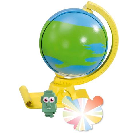 MOSHI MONSTERS PLANETARIA HABITAT CON 2 FIGURE CAMBIA COLORE E ADESIVI - 2