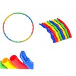 Hula Hoop In Plastica Cerchio Gioco Giocattolo Bambini Segmenti Facile Trasporto