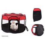 Tenda Portatile Pieghevole Cani Gatti Cuccia 65x65x50 Cm Zanzariera Con Borsa