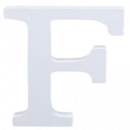 Lettere Alfabeto Lettera F In Legno Bianco H 11 Cm Decorazione Arredo Wedding