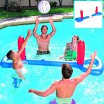 Rete Pallavolo Gonfiabile Galleggiante Con Pallone 244 X 64 Cm Mare Piscina