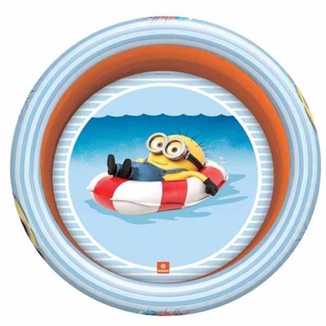 Piscina Gonfiabile Cattivissimo Me Disney Bambini 3 Anelli Diametro 100 Cm