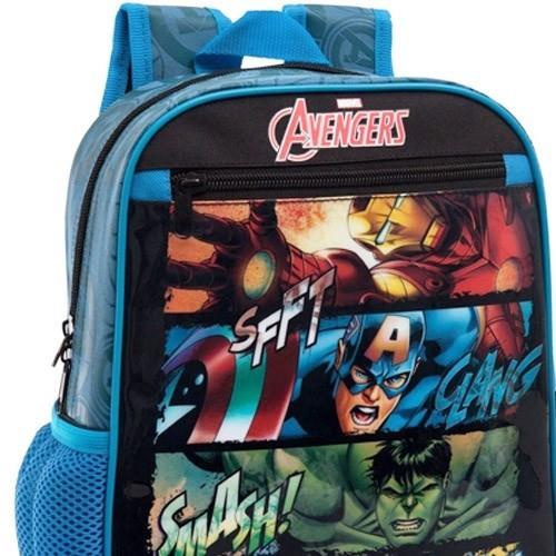 Zaino Scuola Asilo Zainetto Poliestere Borsa 23 X 28 X 10 Cm Marvel Avengers