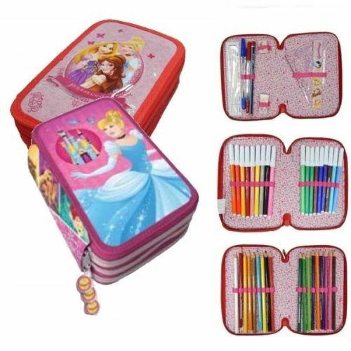 Zaino Scuola Estensibile Disney Princess Kit Completo Ombrello E Astuccio 3 Zip - 2