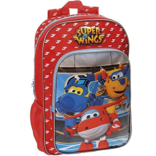 Zaino Scuola Super Wings 38 Cm Zaino Scuola Elementari Bambini Rosso - ND -  Cartoleria e scuola | IBS