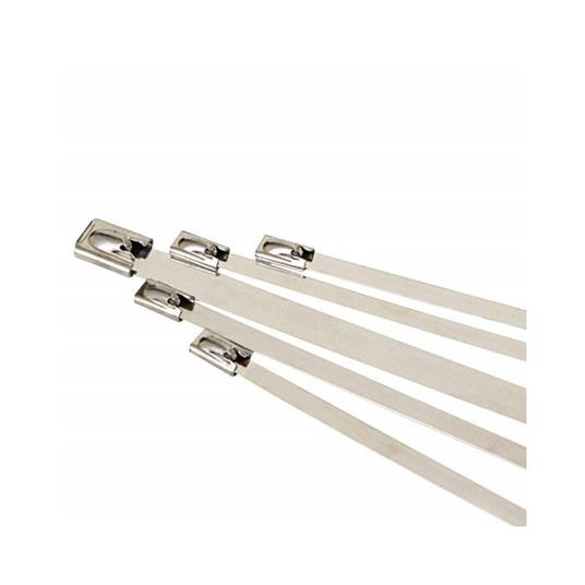 SET 21PZ FASCETTE METALLO SIGILLO 4.6x300MM AUTO STRINGENTI CABLAGGI FERMACAVO