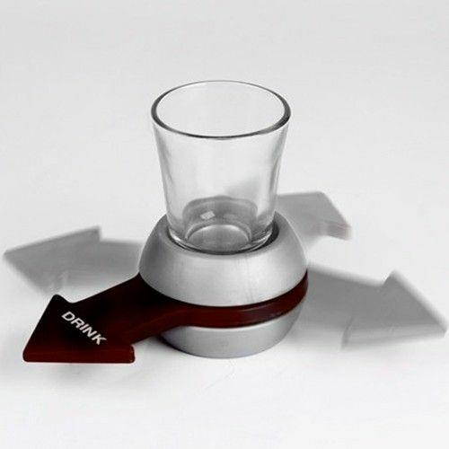 Gira La Freccia Gioco Da Tavolo Società Chupitos Alcolico Con Bicchiere In  Vetro - ND - Giochi di abilità - Giocattoli | IBS
