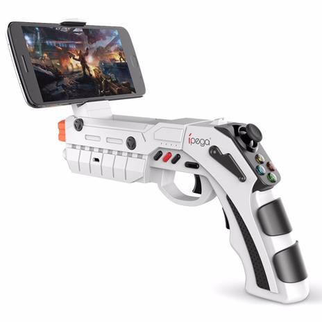 PISTOLA WIRELESS BLUETOOTH GAME GUN AR GAMEPAD IOS ANDROID IPEGA PG-9082 CONTROL