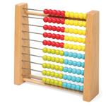 Gioco Pallottoliere Classico Abaco Con Telaio Legno 10 Righe Palline Per Bambini