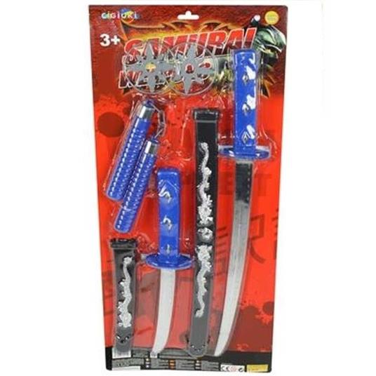 Armi Samurai Set Spada Katana Ninja Gioco Giocattolo Bambini