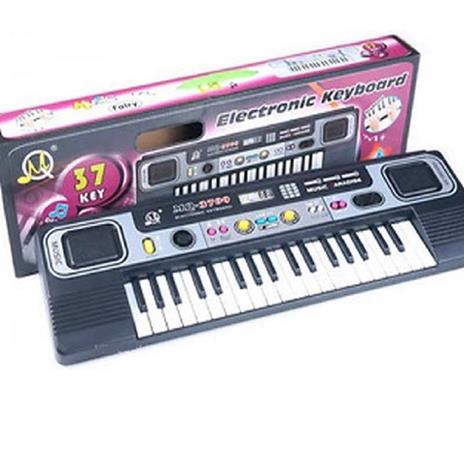 Pianola Multifunzione Con Microfono 37 Note Tastiera Con 24 Dimostrazioni Sound