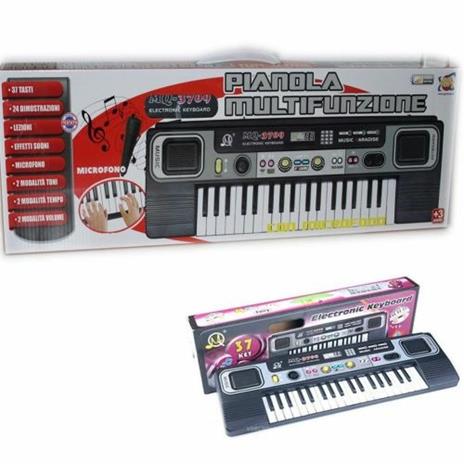 Pianola Multifunzione Con Microfono 37 Note Tastiera Con 24 Dimostrazioni Sound - 2