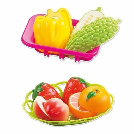 Set Gioco Piccoli Chef Con Fornello Lavandino Frutta Verdura E Accessori 3+ Anni - 2