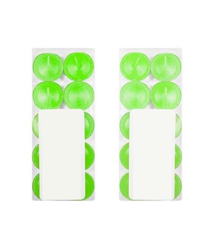 Set 30 Candele Candela Profumata Fragranza Mela Verde Apple Green Verde Profumo