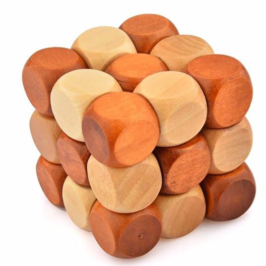 Gioco Puzzle Legno Cubo Rompicapo Antistress Giocattolo Educativo Bambini -  ND - Puzzle in legno - Giocattoli | IBS