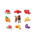 Gioco Peluche Frutta Morbido Cani Banana Anguria Peperoncino Pomodoro Morde Denti