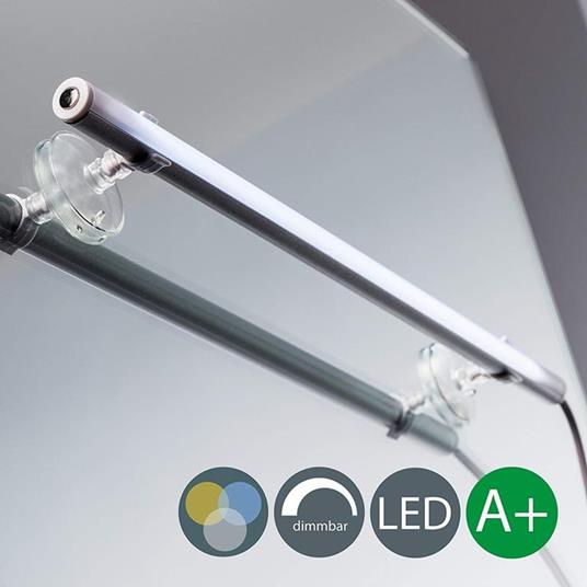 Lampada Per Specchio Luce Led Per Trucco Applicabile Con Ventose Cavo Usb  Makeup - ND - Casa e Cucina | IBS