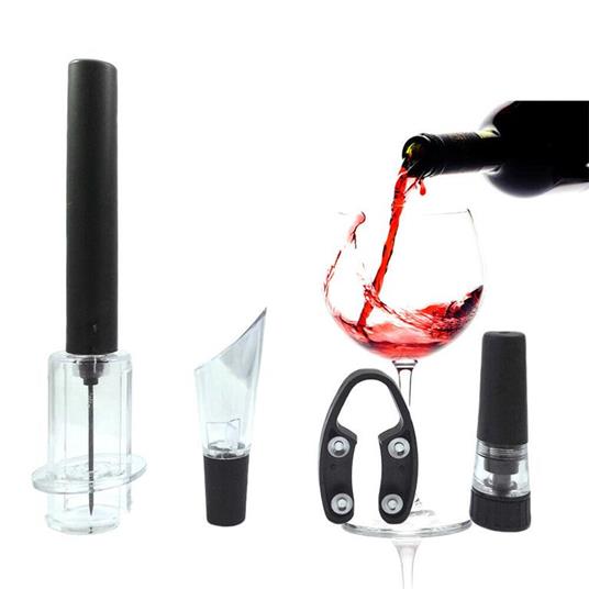 Apri Bottiglia Cavatappi A Pressione Per Vino Professionale Sughero Wine  Opener