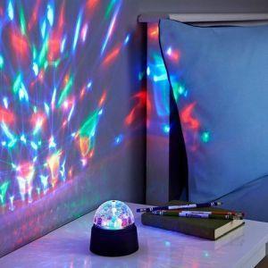 Proiettore Lampada Led Rgb Rotante Da Tavola Luci Strobo Per Disco E Party  Usb - ND - Idee regalo | IBS