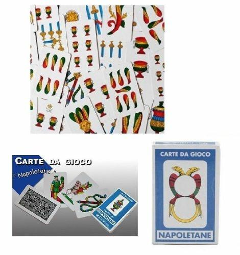 Carte Da Gioco Napoletane Mazzo 40 Carte Da Tavolo Scopa Solitario Sette E  Mezz - ND - Carte da gioco - Giocattoli | IBS