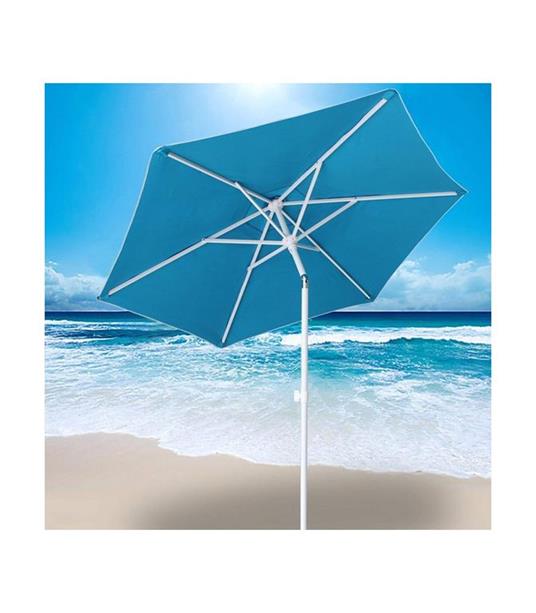 Ombrellone Mare Spiaggia Giardino Acciaio Inox Grande 210cm Azzurro Con  Custodia - Trade Shop TRAESIO - Casa e Cucina | IBS