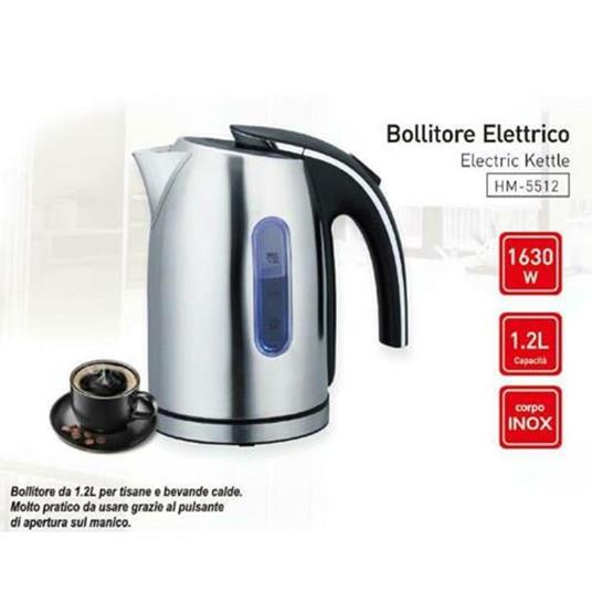 Bollitore Elettrico 1630 Watt 1.2 Litri Per Te' Tisane Infusi E Bevande  Calde - ND - Casa e Cucina | IBS