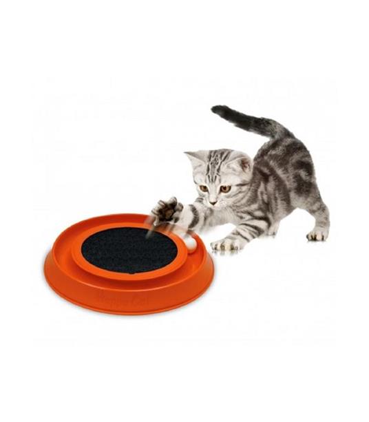 Gioco Interattivo Con Tira Graffi Per Gatti Happy Cat Made In Italy √Ò 35 Cm - 2