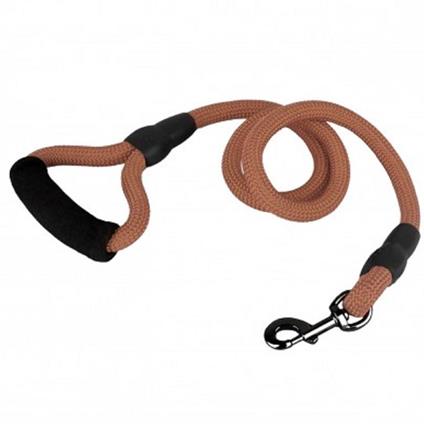 Guinzaglio A Corda Nylon Cani Cane Taglia Media 120 Cm Con Moschettone Nero  - Trade Shop TRAESIO - Idee regalo