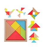 Puzzle Gioco Interattivo 3d In Legno Educativo Bambini Forme Geometriche Tangram