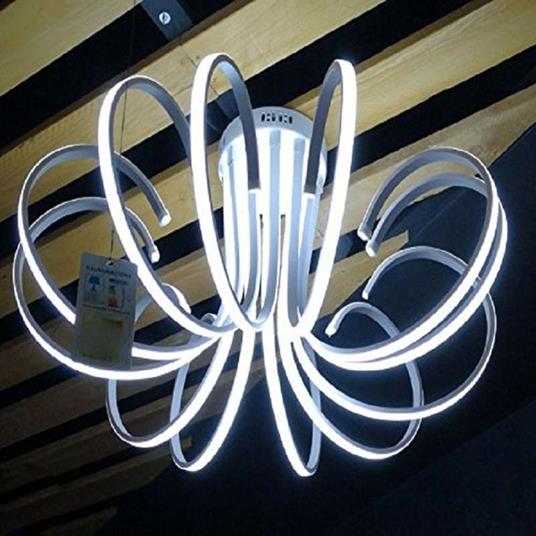 Lampadario Lampada 8 Neon Luce Led Soffitto Sospensione Pendente Moderno  Design - Trade Shop TRAESIO - Casa e Cucina | IBS