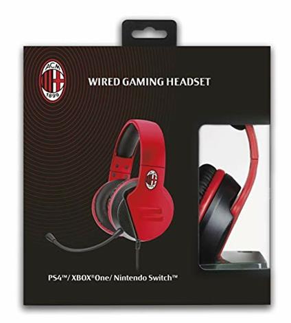 Qubick Cuffie Gaming Stereo AC Milan - gioco per Console e accessori -  Qubick - Accessori Gaming - Videogioco | IBS