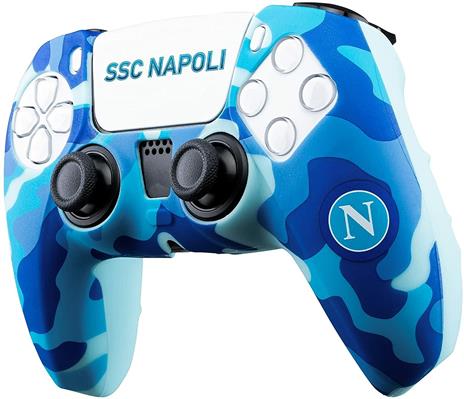 Controller Skin Ssc Napoli 3.0 per PlayStation 5 (PS5): Guscio in Silicone e Uno sticker per Personalizzare Il Touch Pad - 2