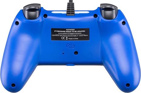 Qubick ACP40165 periferica di gioco Nero, Blu Gamepad Analogico/Digitale PlayStation 4 - 5