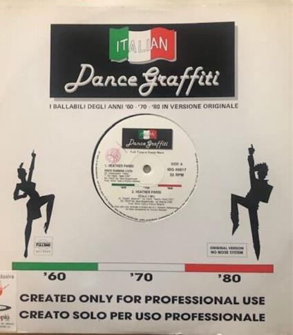 Italian Dance Graffiti: Disco Bambina/Cicale/Supercalifragilistichespiralidoso/Ma Quant'È Forte Tarzan (12" Mix) - Vinile LP