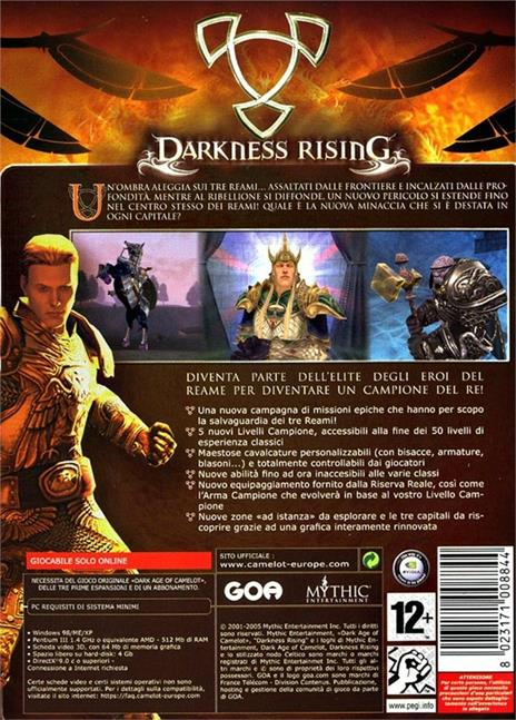 Dark Age of Camelot: Darkness Rising - gioco per Personal Computer -  Microsoft Games Studios - Gioco di ruolo online - MMORPG - Videogioco | IBS