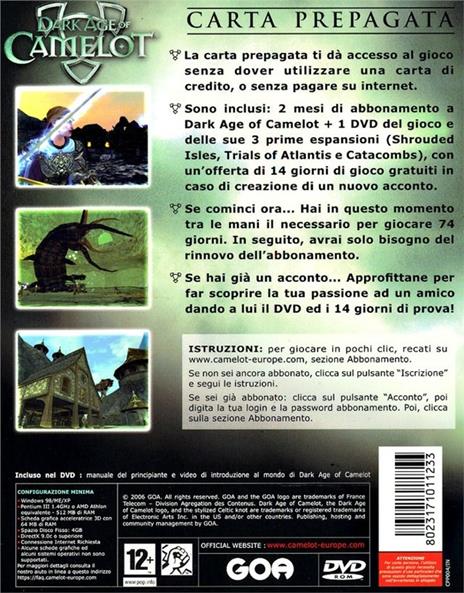 Dark Age Of Camelot Darkness Rising (+ carte prepagate) - 5