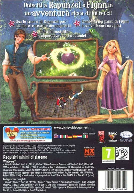 Rapunzel l'intreccio della torre - gioco per Personal Computer - Disney  Interactive - Action - Videogioco | IBS