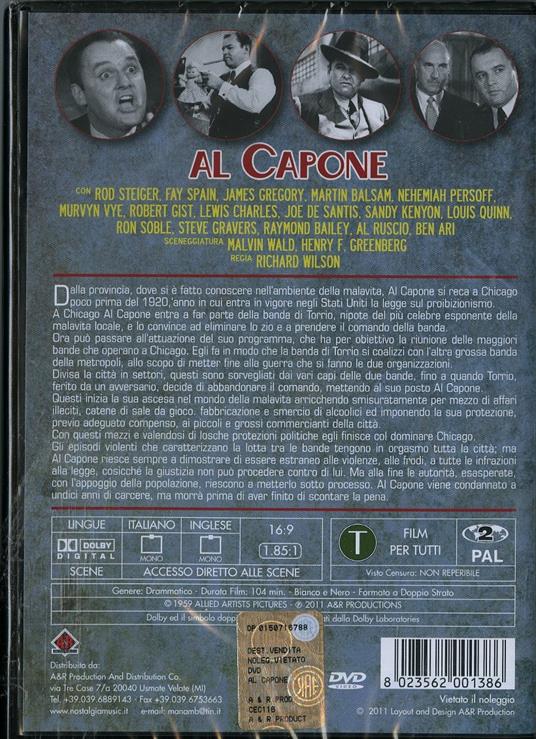 Al Capone di Richard Wilson - DVD - 2